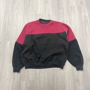 VINTAGE 90s Towncraft Colorblock Crewneck Sweatshirt Size Large L Mens 1990s